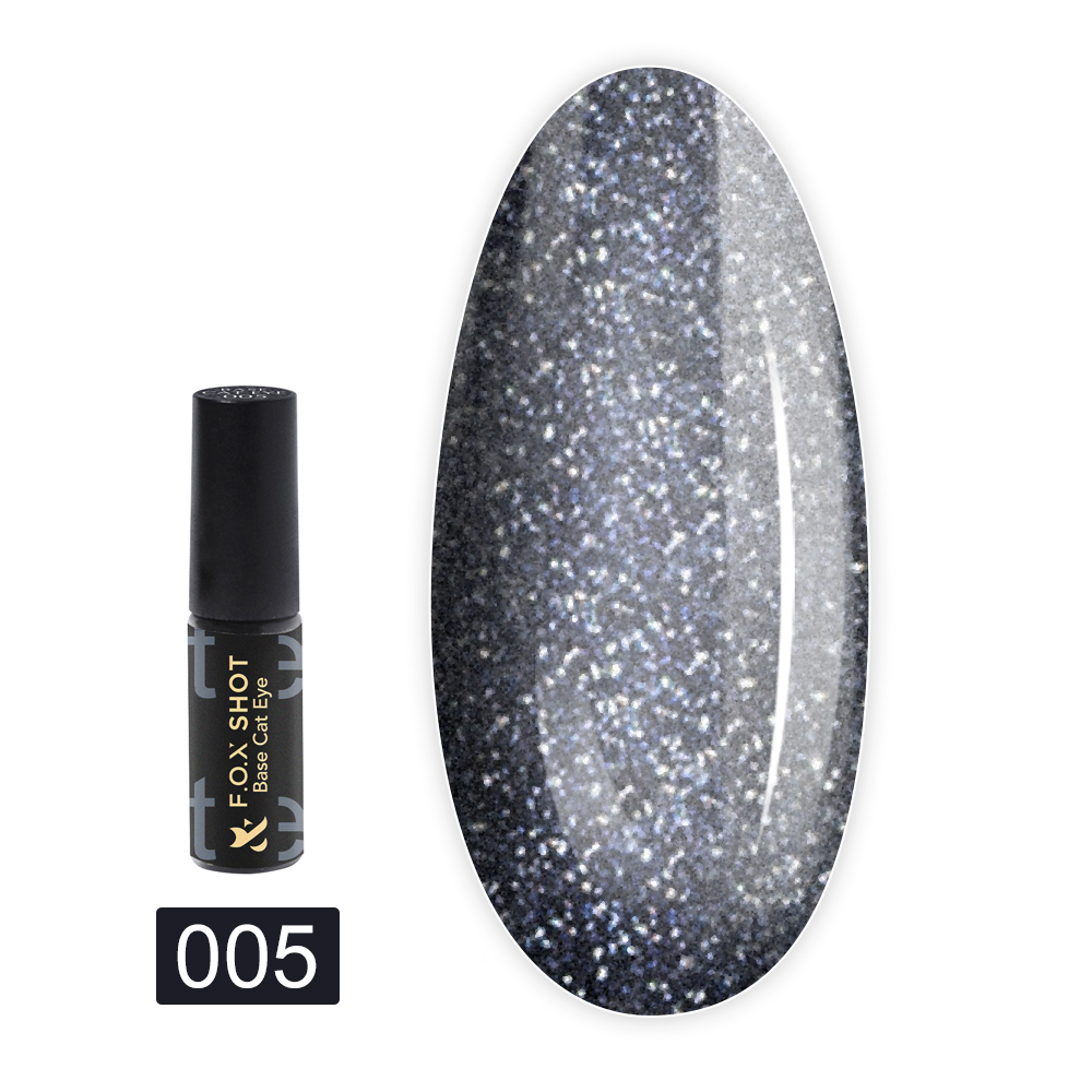 База для гель лака FOX Shot Base Cat Eye 5 g (005)