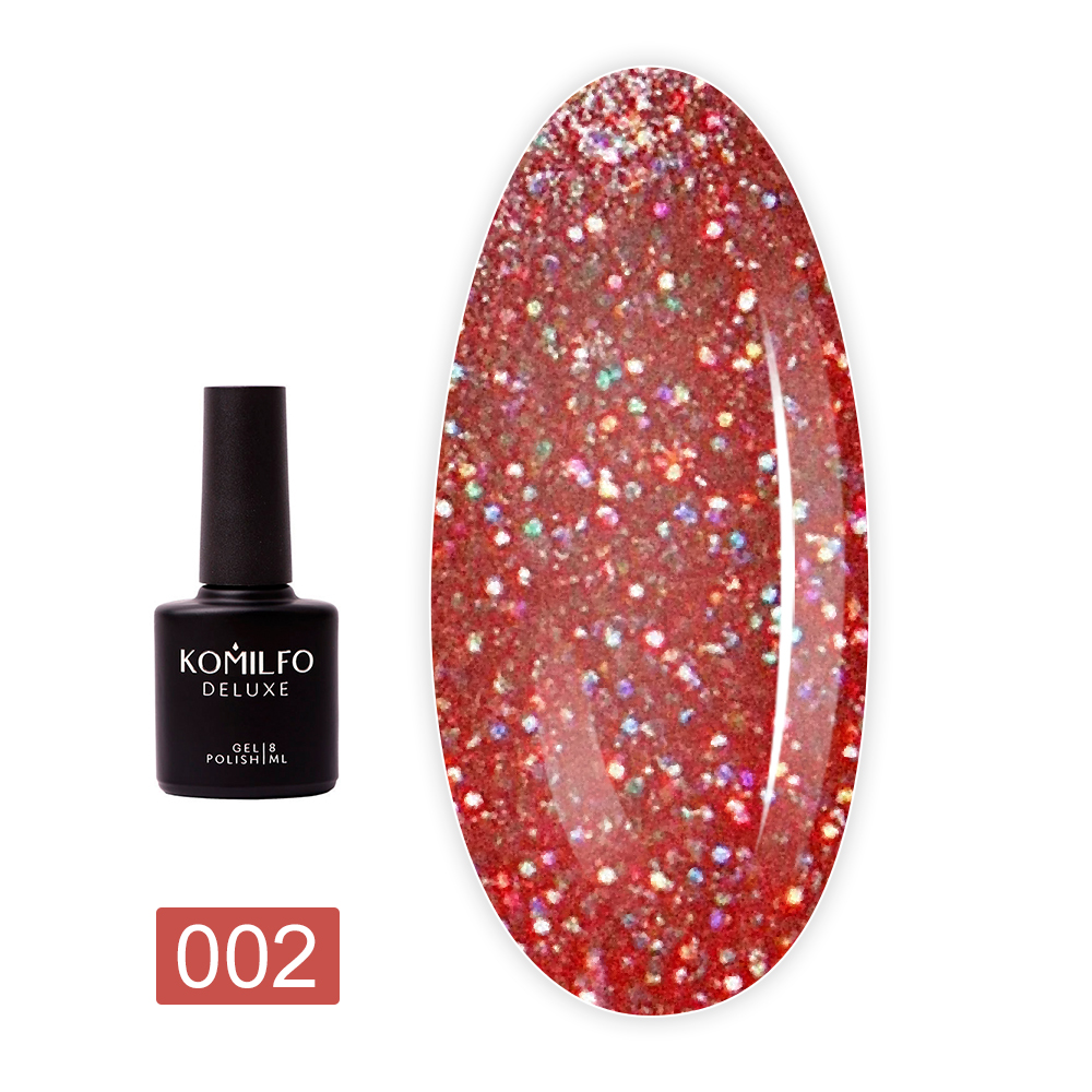 Гель-лак світловідбивний KOMILFO Luminous Cat eye 8 мл (002)