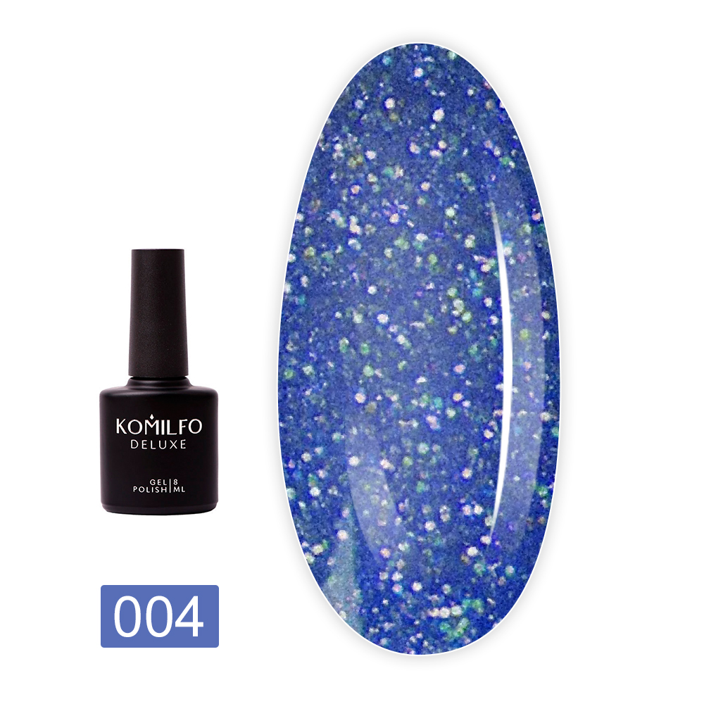 Гель лак светоотражающий KOMILFO Luminous Cat eye 8 мл (004)