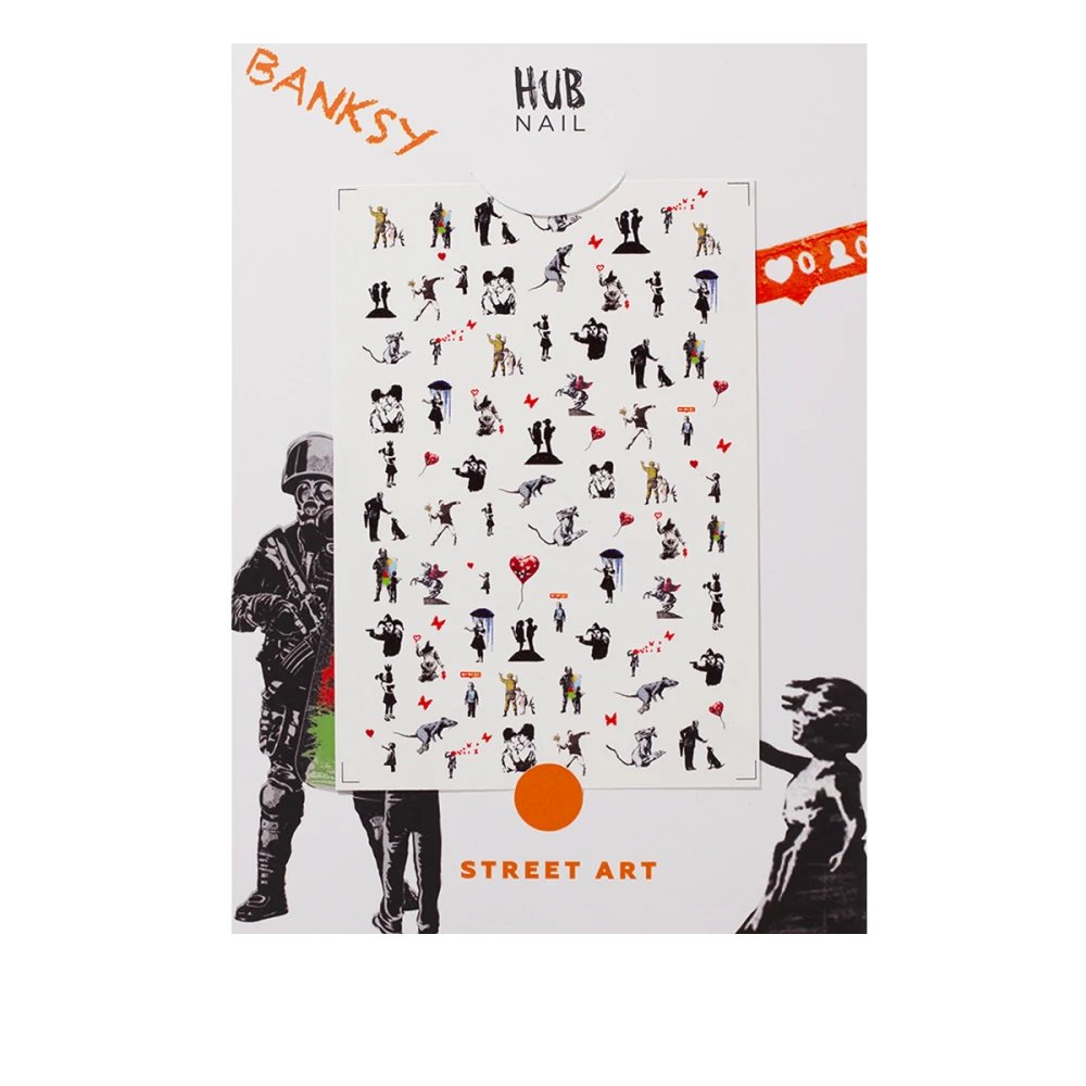 Слайдер-дизайн HUB-nails (Street Art)