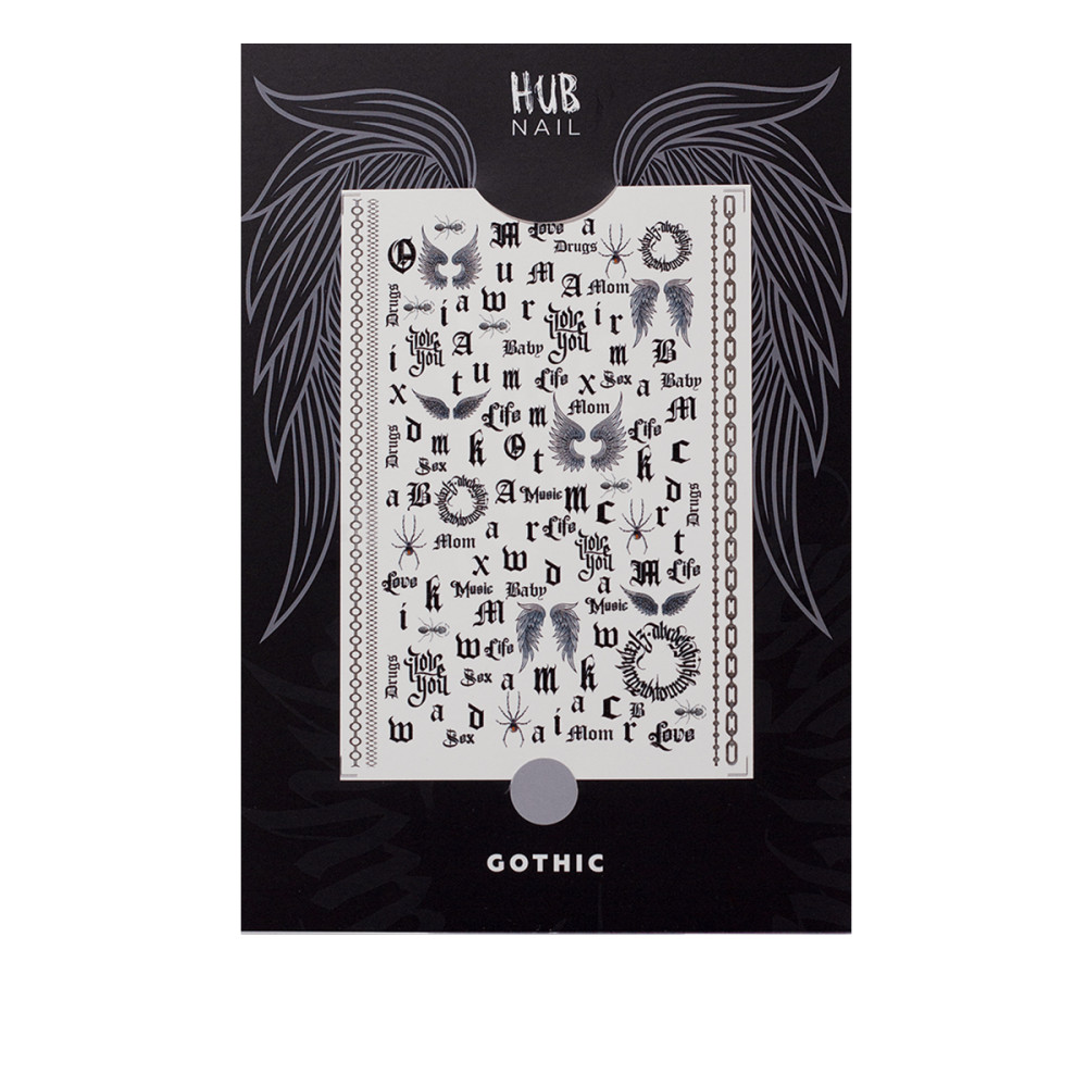 Слайдер-дизайн HUB-nail (Gothic)