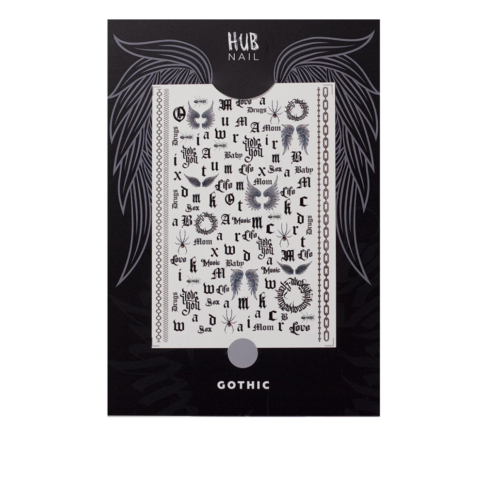 Слайдер-дизайн HUB-nails (Gothic)