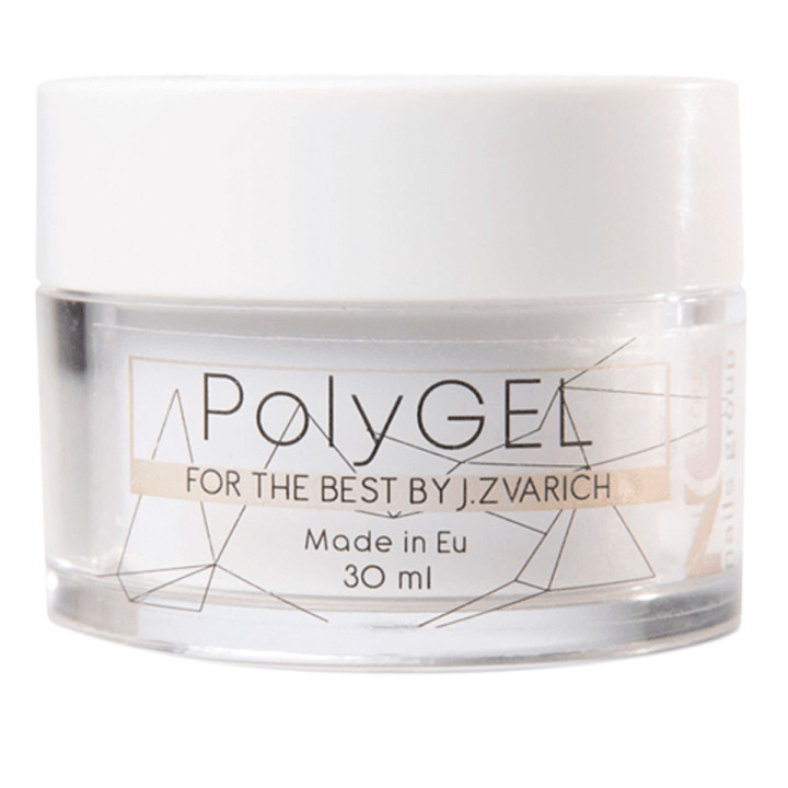 Гель Полигель JZ NAILS 30 мл (White Quartz)