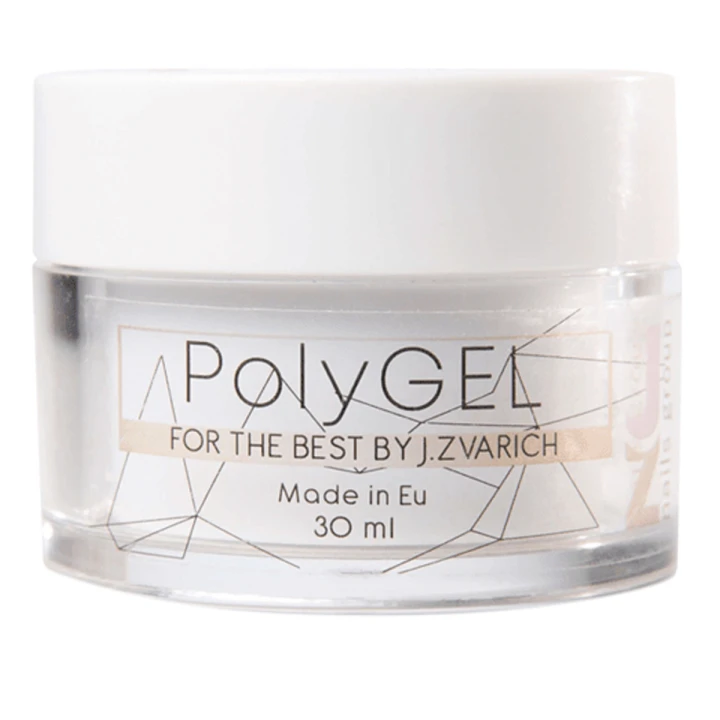 Гель Полигель JZ NAILS 30 мл (Bright White)