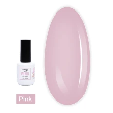Топ JZ NAILS No Sticky Top для гель лака 15 мл (Pink)