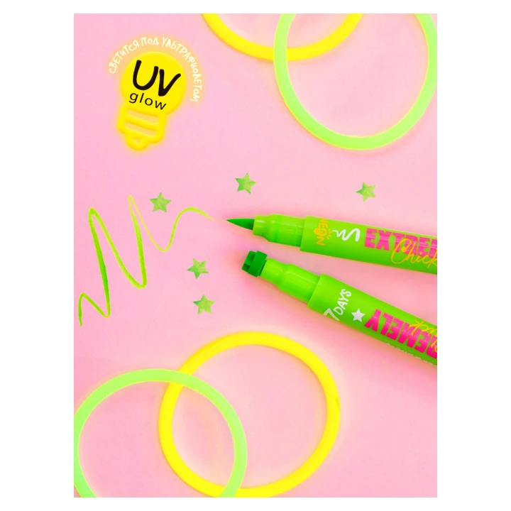 Подводка-штамп для макияжа лица и тела 7 Days Extremely Chick (702 Green star)