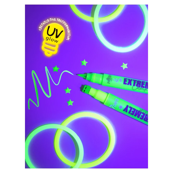 Подводка-штамп для макияжа лица и тела 7 Days Extremely Chick (702 Green star)