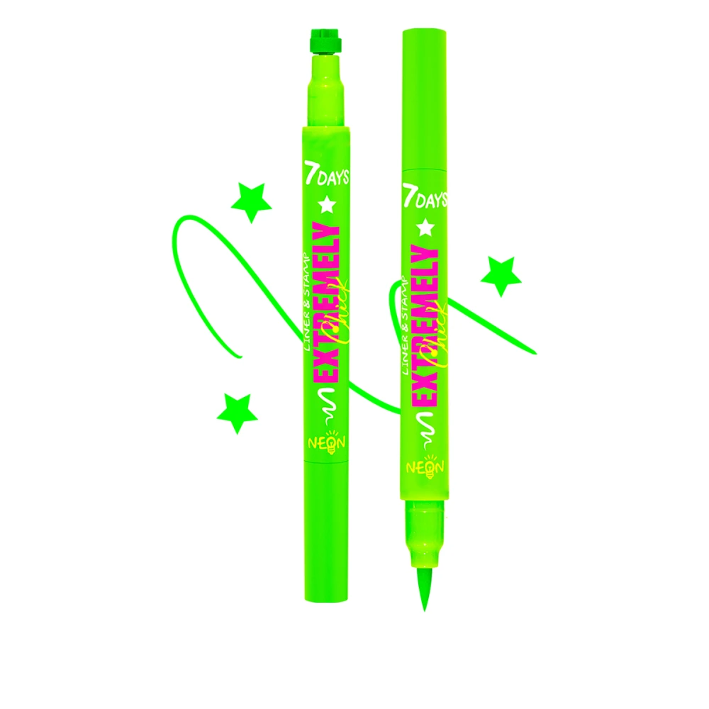 Подводка-штамп для макияжа лица и тела 7 Days Extremely Chick (702 Green star)