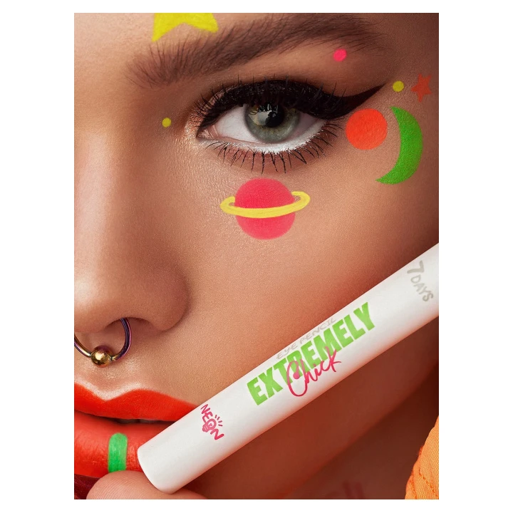 Карандаш для век 7 Days Extremely Chick Neon 13 г (401 Revolution)