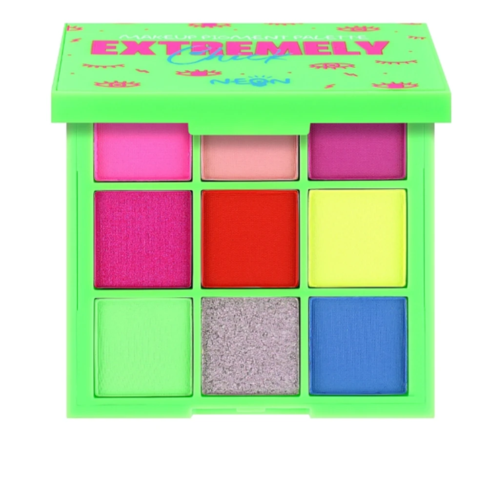 Палитра пигментов для макияжа 7 Days Extremely Chick 9 шт. 1г (502 Futuristic)