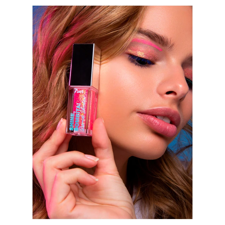 Тени для век жидкие мерцающие 7 Days Shine Bombita! 5.5 мл (404 Miracle)