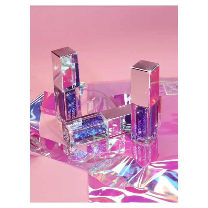 Тени для век жидкие мерцающие 7 Days Shine Bombita! 5.5 мл (407 Deep Night)