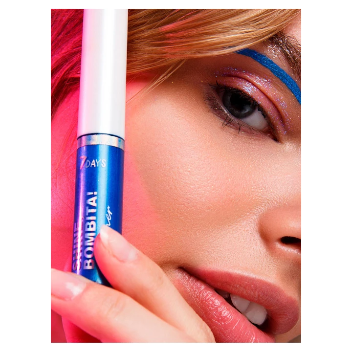 Подводка для глаз мерцающая 7 Days Shine Bombita! 48 (601)