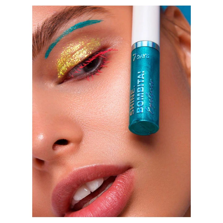 Подводка для глаз мерцающая 7 Days Shine Bombita! 48 (604)