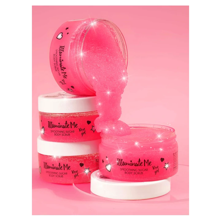 Скраб для тела сахарный смягчающий 7 Days Illuminate Me Rose Girl 220 мл