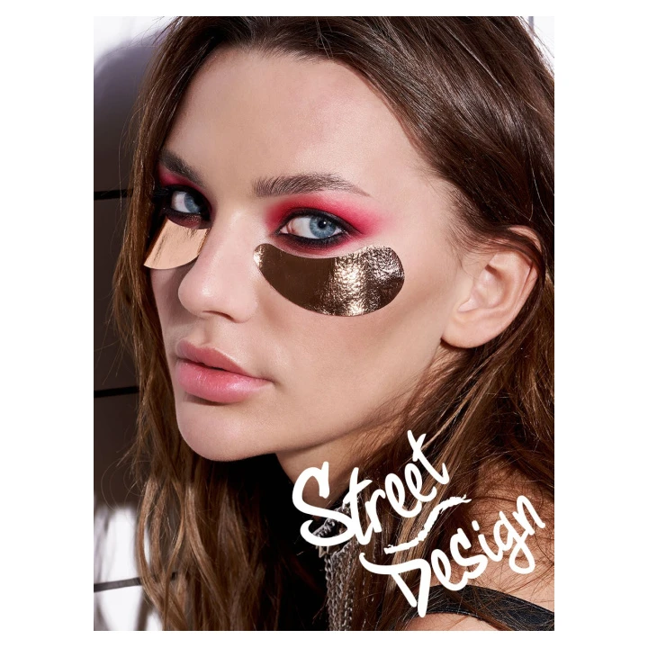 Патчи гидрогелевые для глаз 7 Days Зажигательная пятница с гиал кислотой и экстра клубники Street Design 25 г