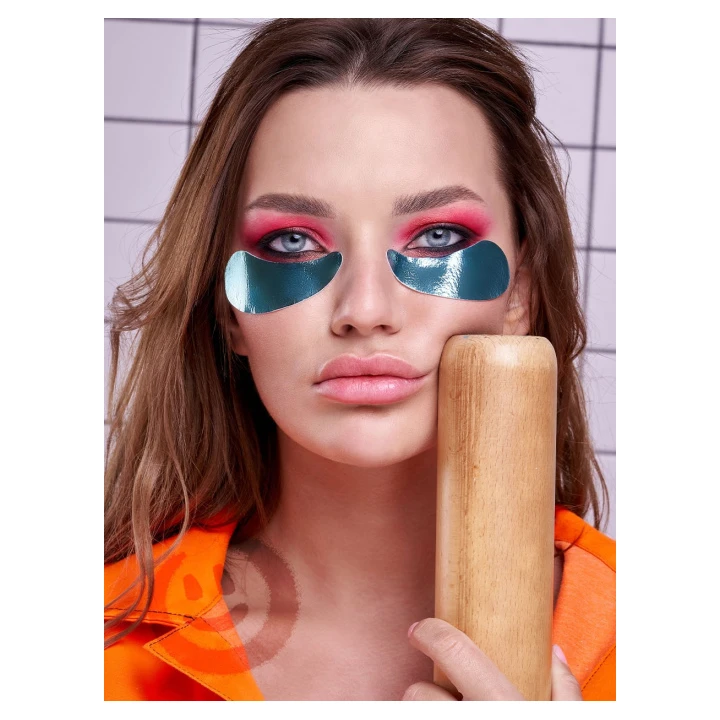 Патчи гидрогелевые для глаз 7 Days Правильное воскресенье с экстрактом ламинарии и лотоса Street Design 25 г