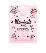 Маска для лица с серебряным шиммером 7 Days Illuminate Me Miss Crazy 25 г