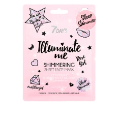 Маска для обличчя зі срібним шиммером 7 Days Illuminate Me Miss Crazy 25 г