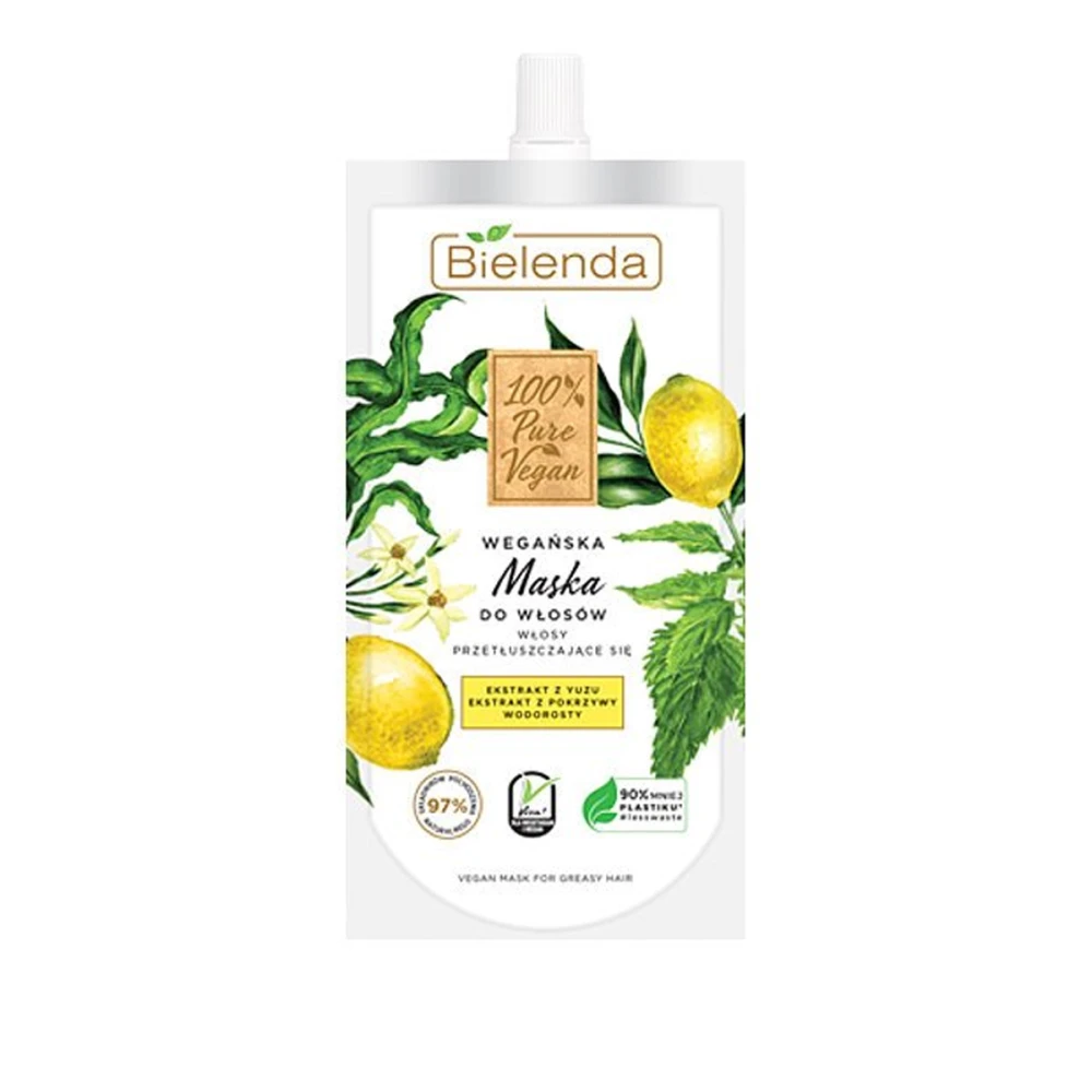 Маска BIELENDA 100% Pure Vegan для жирных волос 125 мл