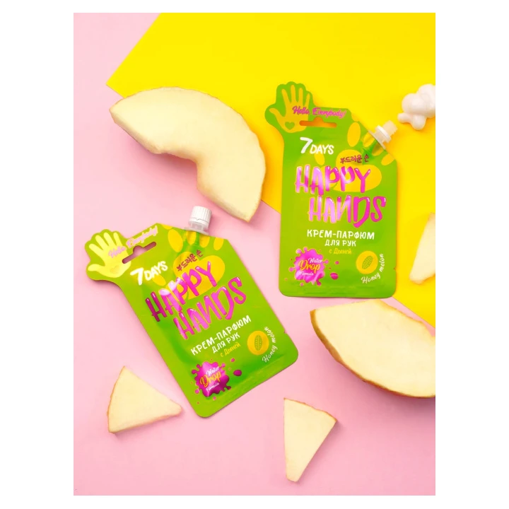 Крем для рук 7 Days Happy Hands парфюмированный с дыней 25 мл