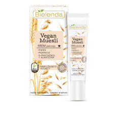 Крем BIELENDA Vegan Muesli для шкіри навколо очей зволожуючий і заспокійливий 15 мл