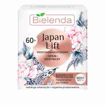 Крем BIELENDA Japan Lift для обличчя поживний 60+ день SPF 6 50 мл