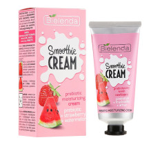 Крем BIELENDA Smoothie Cream для лица увлажняющий пребиотик клубника арбуз 50 мл