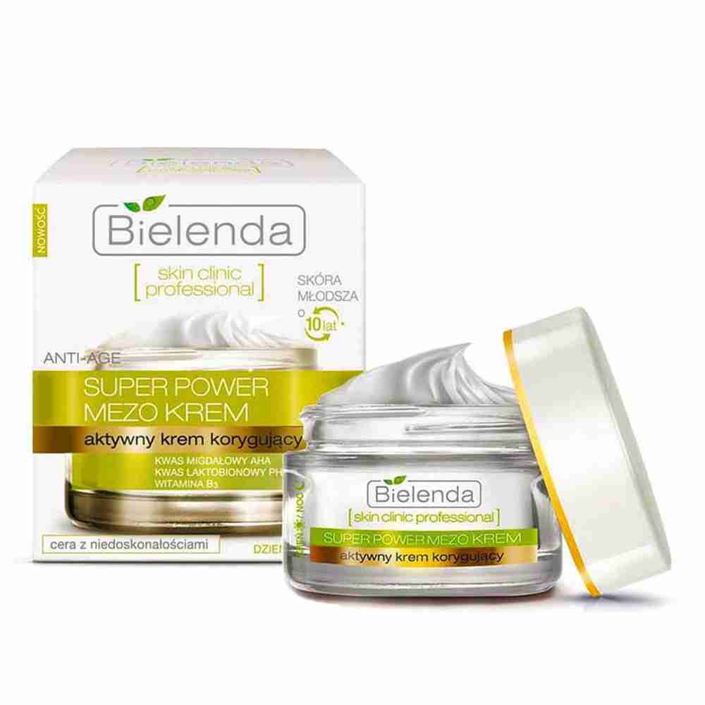 Крем BIELENDA Skin Clinic Professional для обличчя Корегуючий з мигдальною та лактобіоновою кислотою 50 мл