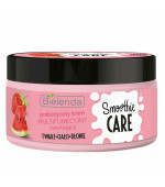 Крем BIELENDA Smoothie Cream для тела увлажняющий пребиотик клубника арбуз 200 мл