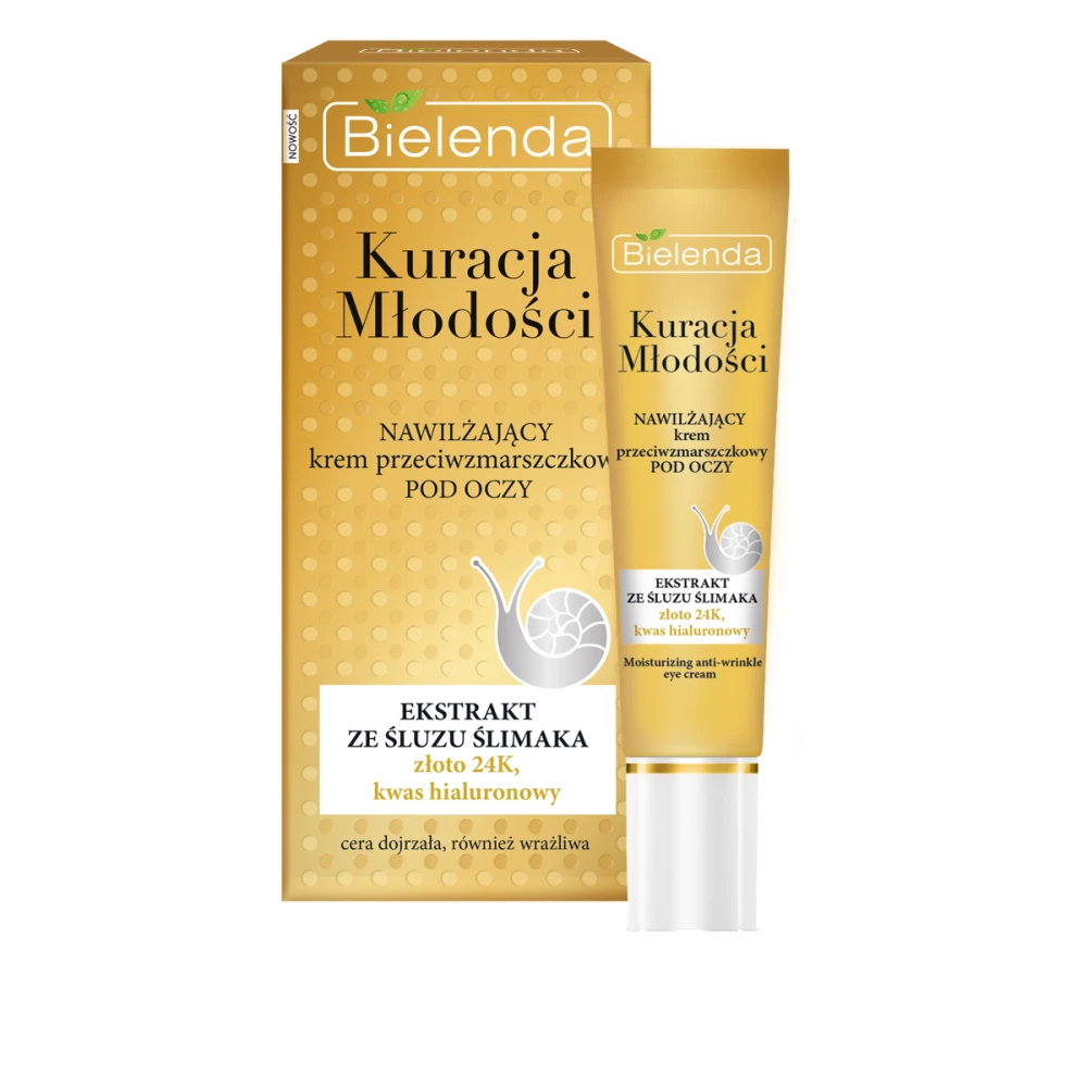 Крем BIELENDA Youth Therapy вокруг глаз увлажняющий от морщин 15 мл