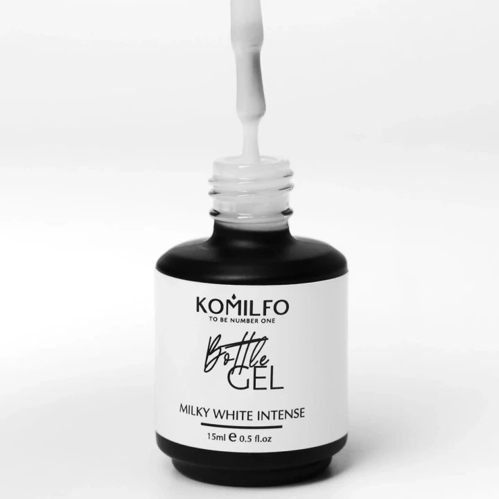 Гель KOMILFO Bottle Gel 15 мл (White Imtense)