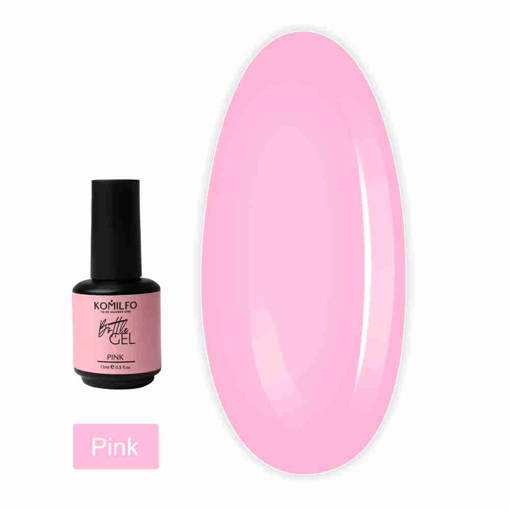 Гель KOMILFO Bottle Gel 15 мл (Pink)