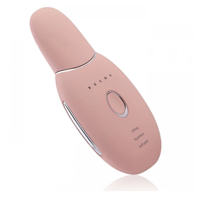 Аппарат ультразвуковой ионный очиститель кожи Bucos Uitrasonic Ion Cleaner U1 (Персик)