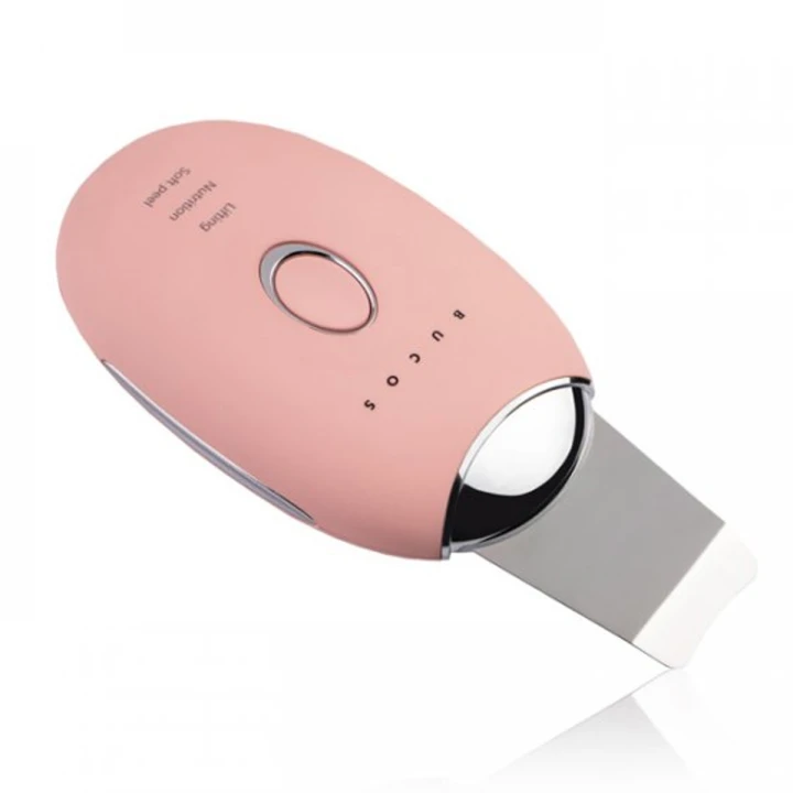 Аппарат ультразвуковой ионный очиститель кожи Bucos Uitrasonic Ion Cleaner U1 (Персик)