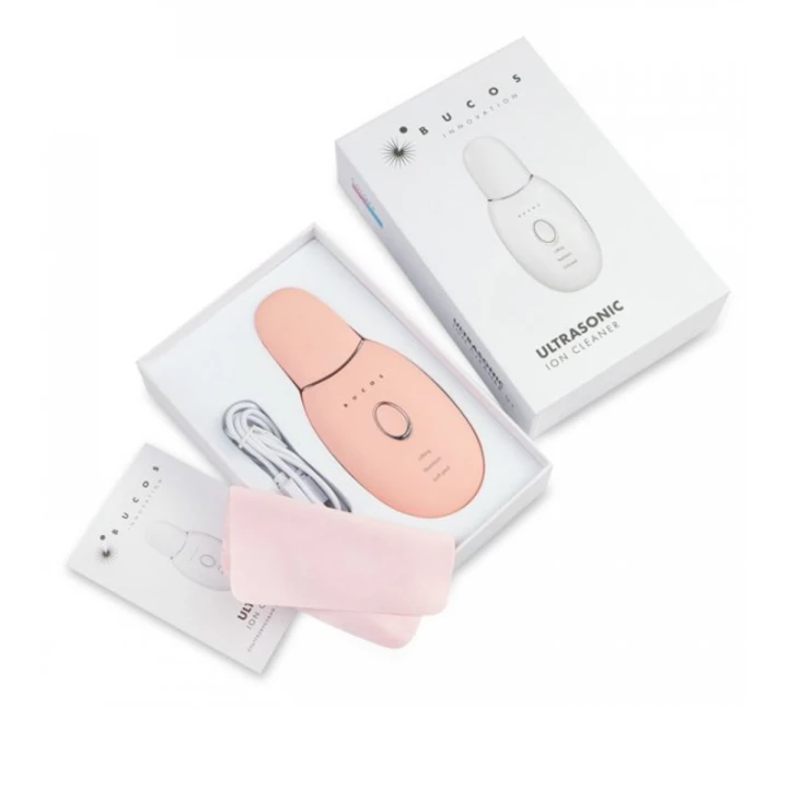Аппарат ультразвуковой ионный очиститель кожи Bucos Uitrasonic Ion Cleaner U1 (Персик)