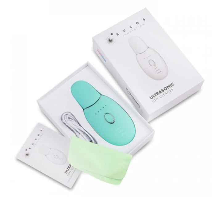 Аппарат ультразвуковой ионный очиститель кожи Bucos Uitrasonic Ion Cleaner U1 (Мятный)