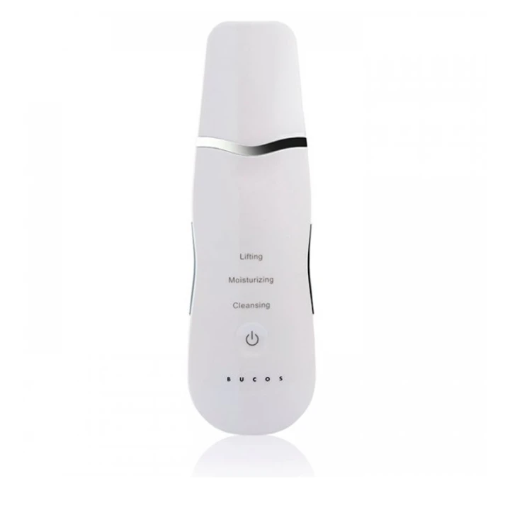 Аппарат ультразвуковой ионный очиститель кожи Bucos Sonic Skin Scrubber S1 (Белый)