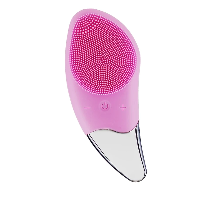 Щетка очищающая для лица Bucos Sonic Facial Brush S1 (Пастельно-розовая)