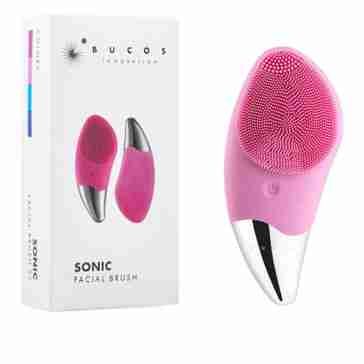 Щітка, що очищає для обличчя Bucos Sonic Facial Brush S1 (Пастельно-рожева)