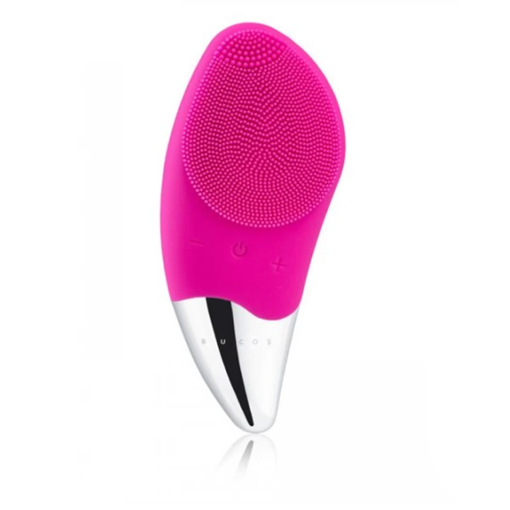 Щетка очищающая для лица Bucos Sonic Facial Brush S1 (Розовая)