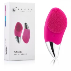 Щітка, що очищає для обличчя Bucos Sonic Facial Brush S1 (Рожева)