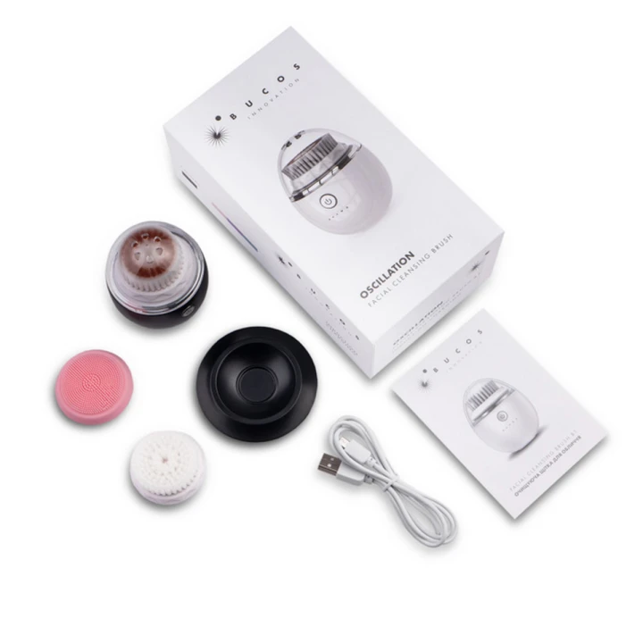 Щетка очищающая для лица Bucos Facial Cleansing Brush B1 (Черная)