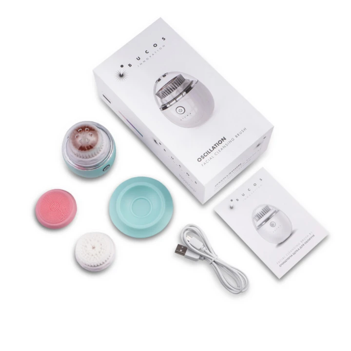 Щетка очищающая для лица Bucos Facial Cleansing Brush B1 (Мятный)