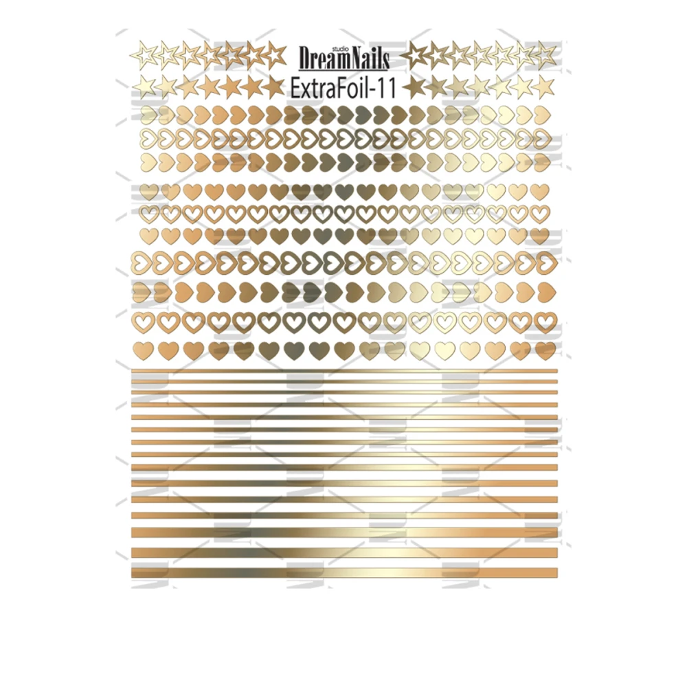 Слайдер DreamNails ExtraFoil (011 золото)