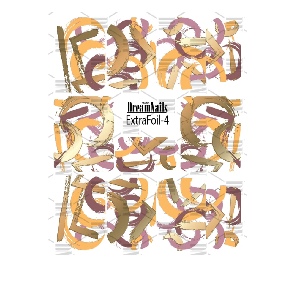Слайдер DreamNails ExtraFoil (004 золото)
