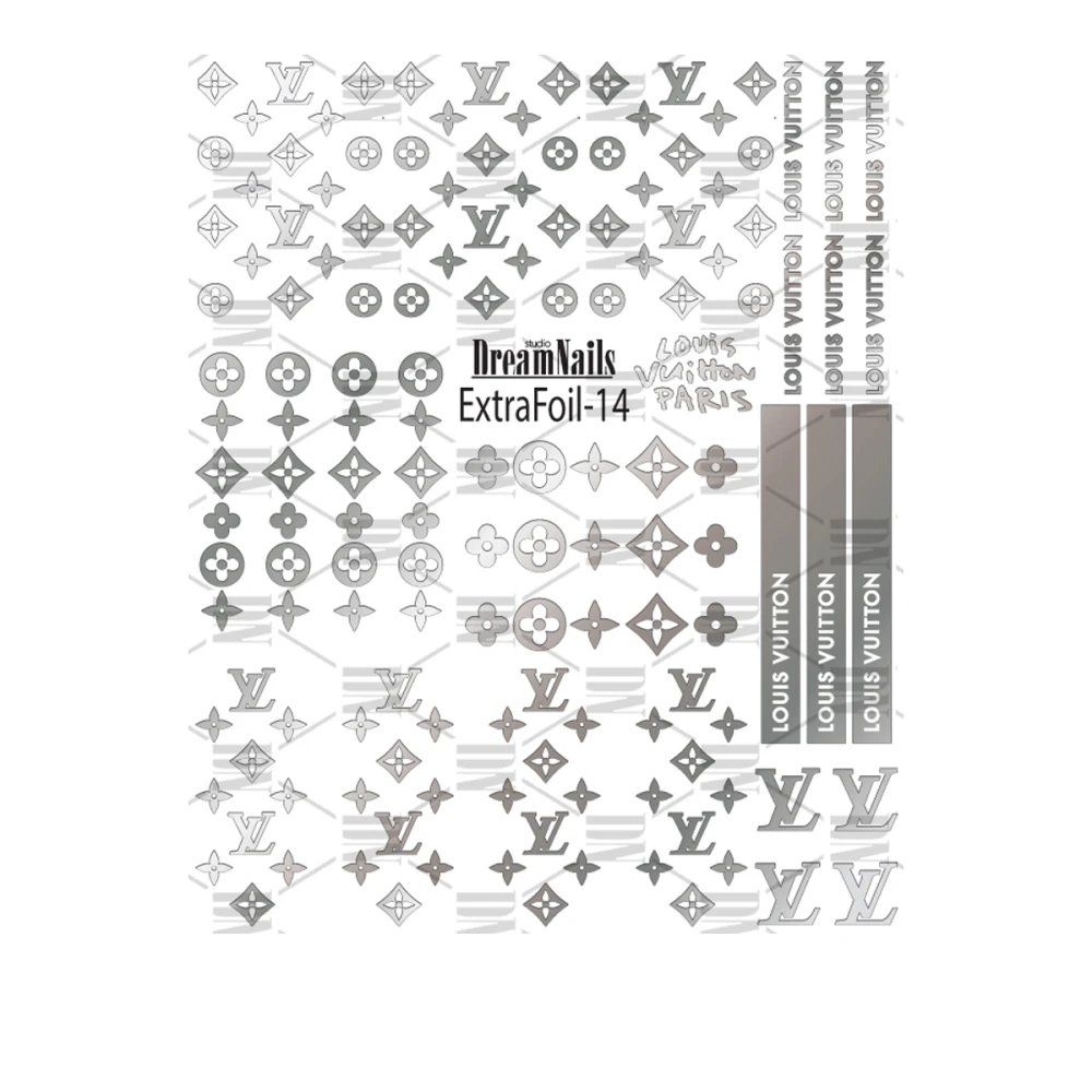 Слайдер DreamNails ExtraFoil (014 серебро)
