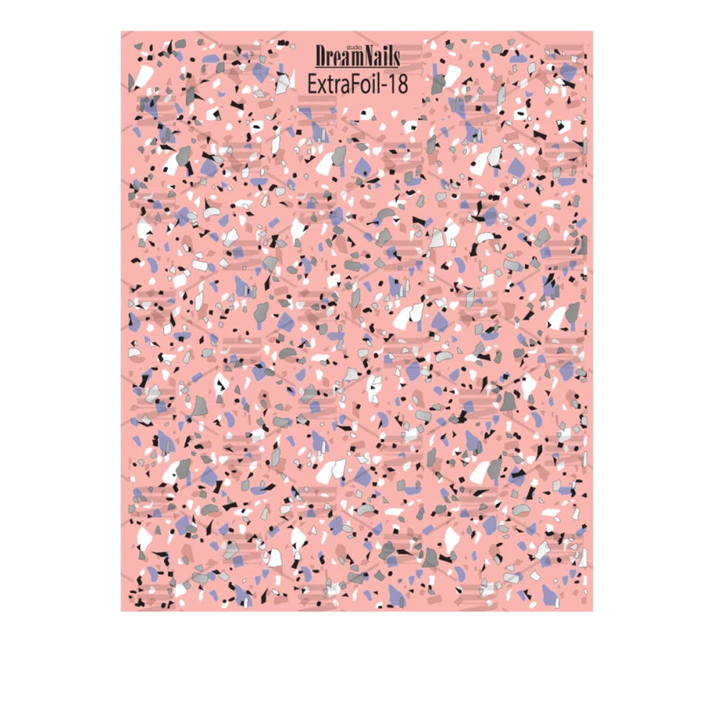 Слайдер DreamNails ExtraFoil (018 срібло)