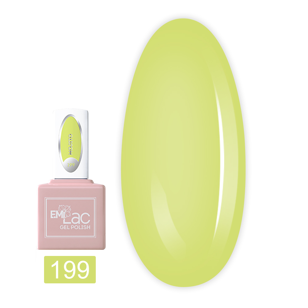 Гель-лак E.MI Lac 9 мл (199 Мохіто)
