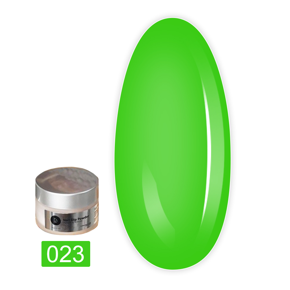 Пудра-Dip для покрытия ногтей Dip системой Neon Collection 30 мл (023 Green Apple)